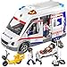 TEMI Ambulance Toy for Kids 3 4 5 6 7 8 Years Old Friction Powered Truck with Light and Sound Emergency Vehicle Toy for Boys Girls Gifts for Age 312 Boys Girls - Image 3