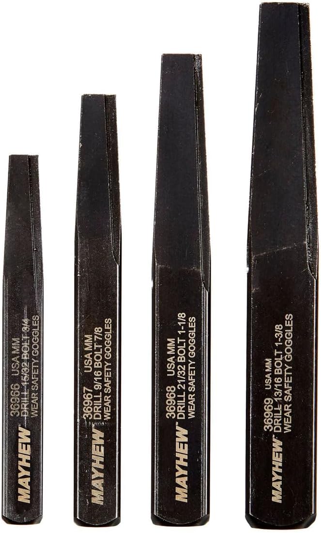 Mayhew Tools Mayhew Pro 37331 Screw Extractor Set, 4-Piece - Image 1