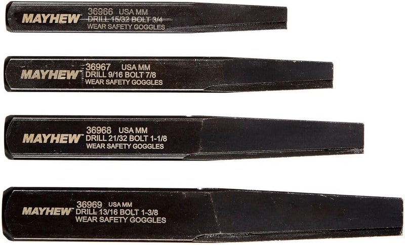 Mayhew Tools Mayhew Pro 37331 Screw Extractor Set, 4-Piece - Image 5