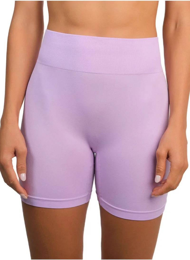 ايسلا اند ايفي Isla & Evie Hi Waisted Biking Shorts - Lilac