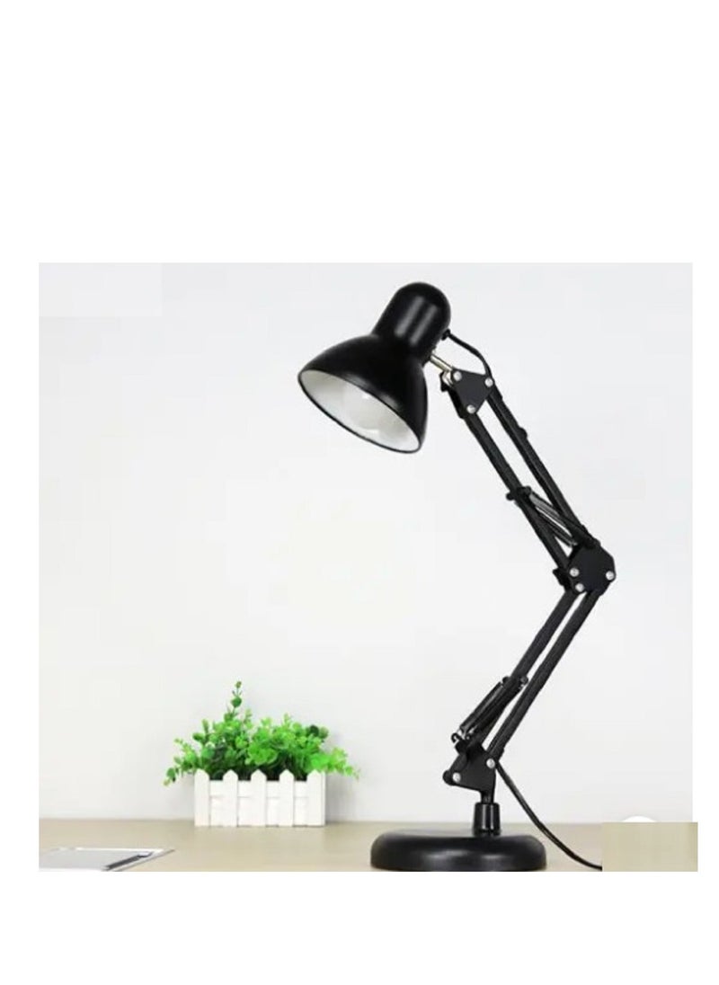 Generic - Lampshade and desk lamp with movable arm to control the light angle for studying and reading, dual-use (clip or base) - Image 1