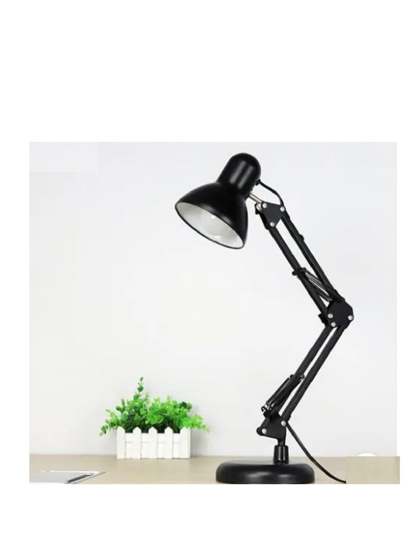 Generic - Lampshade and desk lamp with movable arm to control the light angle for studying and reading, dual-use (clip or base) - Image 1