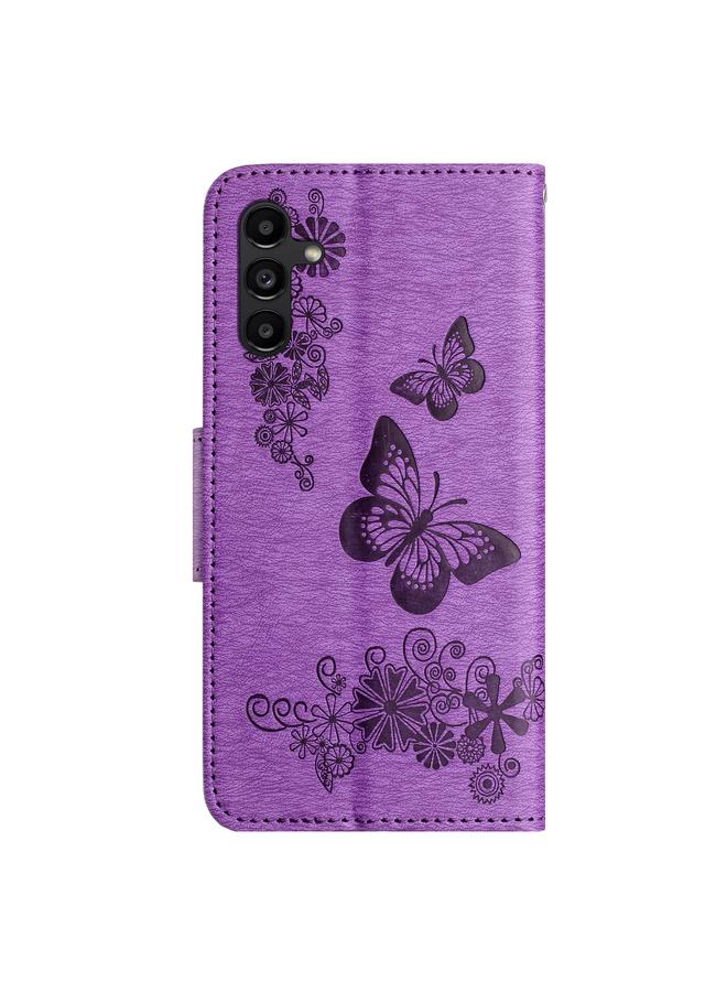 S-TOP Case For Samsung Galaxy A55 Butterfly Embossed Flip Leather Phone Case - Image 3