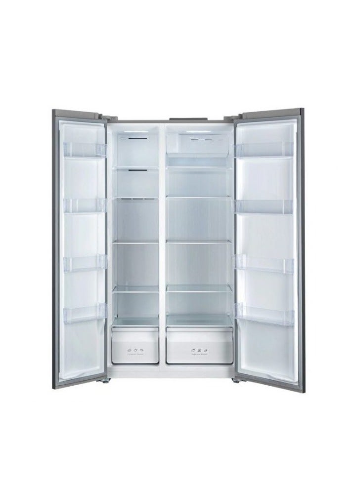 GENERALTEC Generaltec French Glass Door Refrigerator – Model GR860BGSB 490L Capacity | No Frost Technology | Energy Saving Eco-Friendly | 5-Year Compressor Warranty | Black Glass Finishig  - Image 2