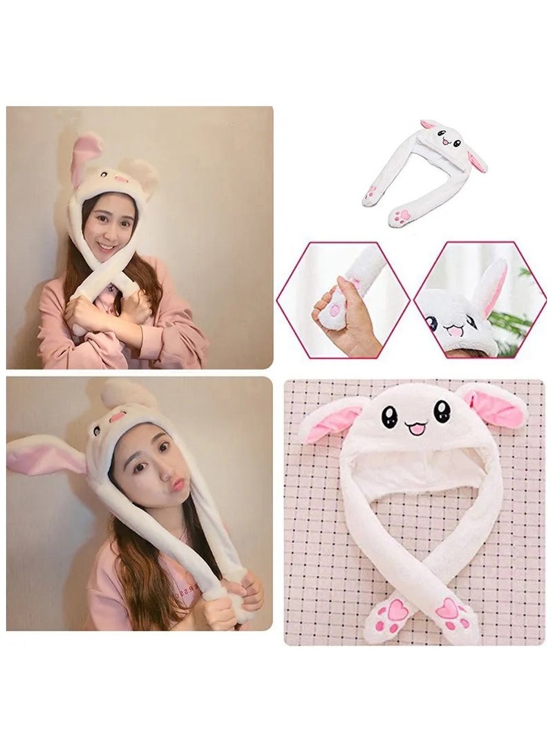 قرصة الكف الأرنب أذن القبعة الأرنب المضحك الأرنب يتحرك/يقفز الأرنب قبعة الأرنب - Image 2