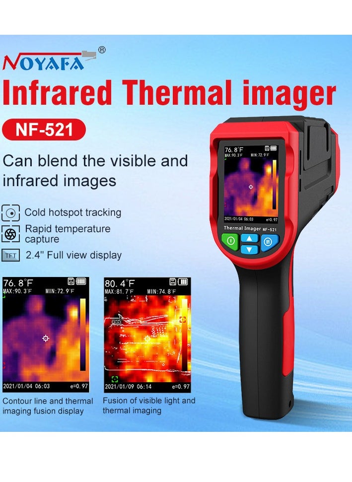 NOYAFA - Infrared Thermal Imaging Camera Automatic Thermometer - Image 1