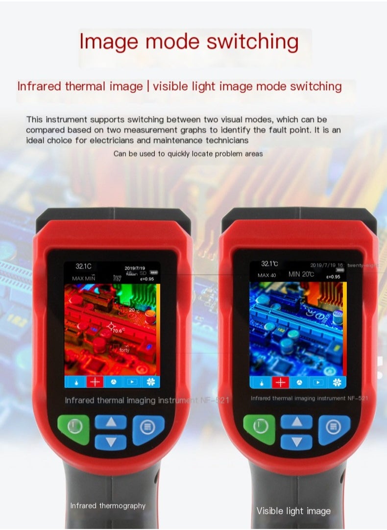 NOYAFA - Infrared Thermal Imaging Camera Automatic Thermometer - Image 1