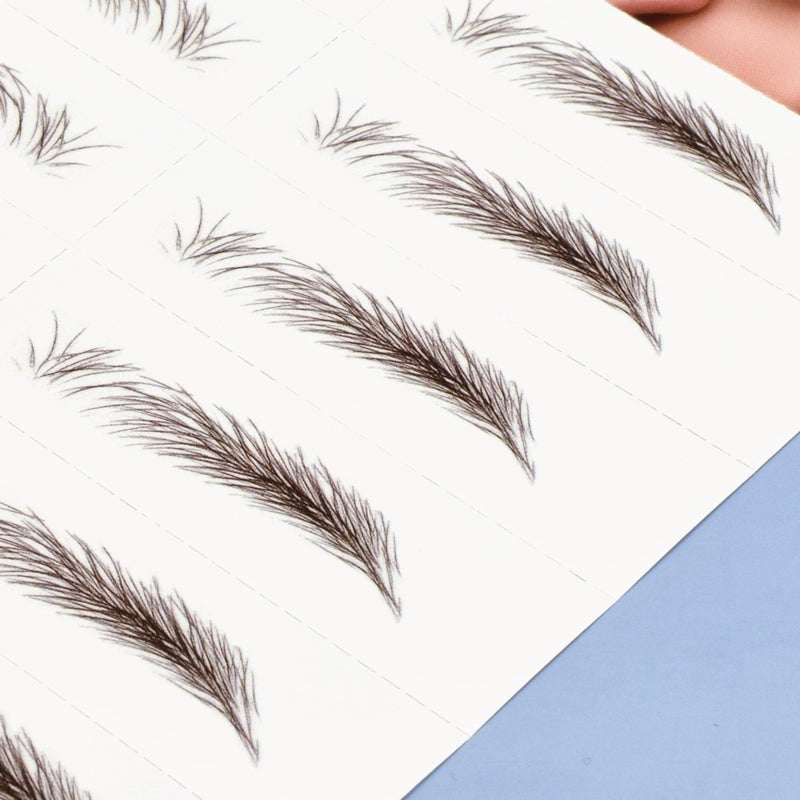 Tattoo Eyebrow Stickers Waterproof Permanent Eyebrow 3D Imitation Eyebrow Tattoos 3D Hair-like Authentic Eyebrows Waterproof Long Lasting for Woman & Man Makeup Tool - Image 5