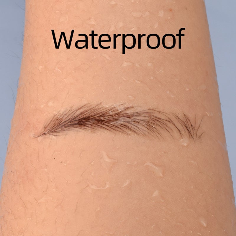 Tattoo Eyebrow Stickers Waterproof Permanent Eyebrow 3D Imitation Eyebrow Tattoos 3D Hair-like Authentic Eyebrows Waterproof Long Lasting for Woman & Man Makeup Tool - Image 3