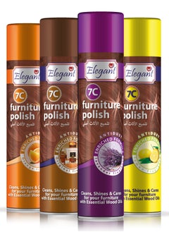 Elegant Assorted Furniture Polish 300ml 4 Piece  - Image 1