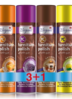 Elegant Assorted Furniture Polish 300ml 4 Piece  - Image 2
