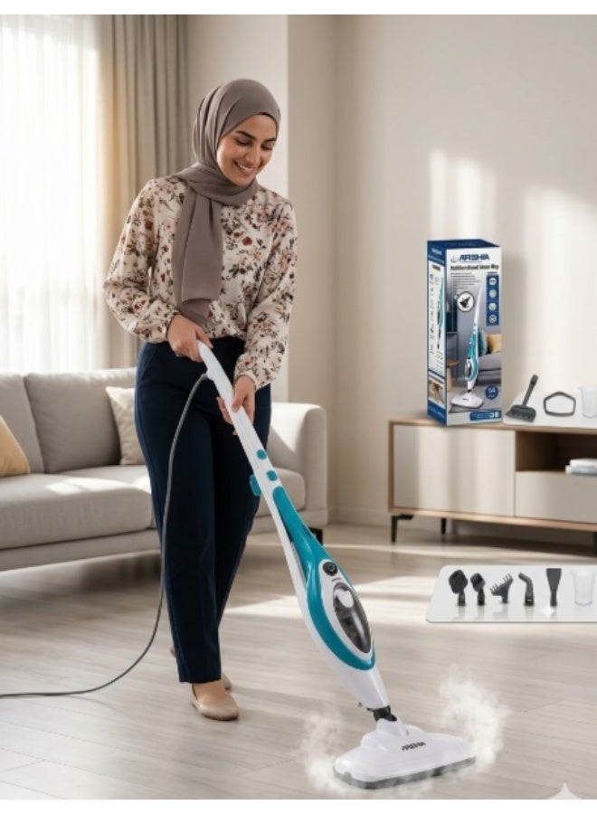 Arshia Steam mop for deep cleaning – 1500 watts – Model 2504-617 - Image 5