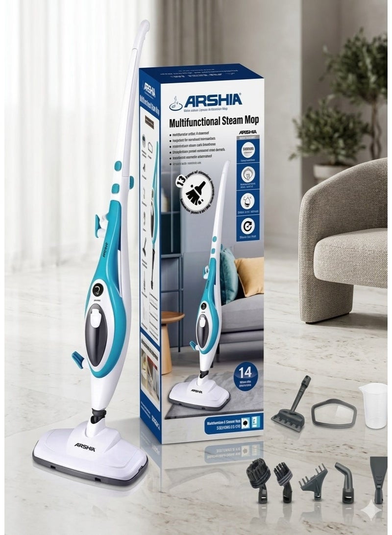 Arshia Steam mop for deep cleaning – 1500 watts – Model 2504-617 - Image 1