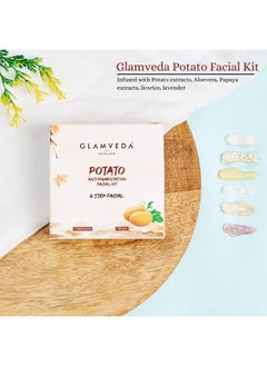 Glamveda Potato Anti Pigmentation Facial Kit ; 6 Steps Facial  - Image 4