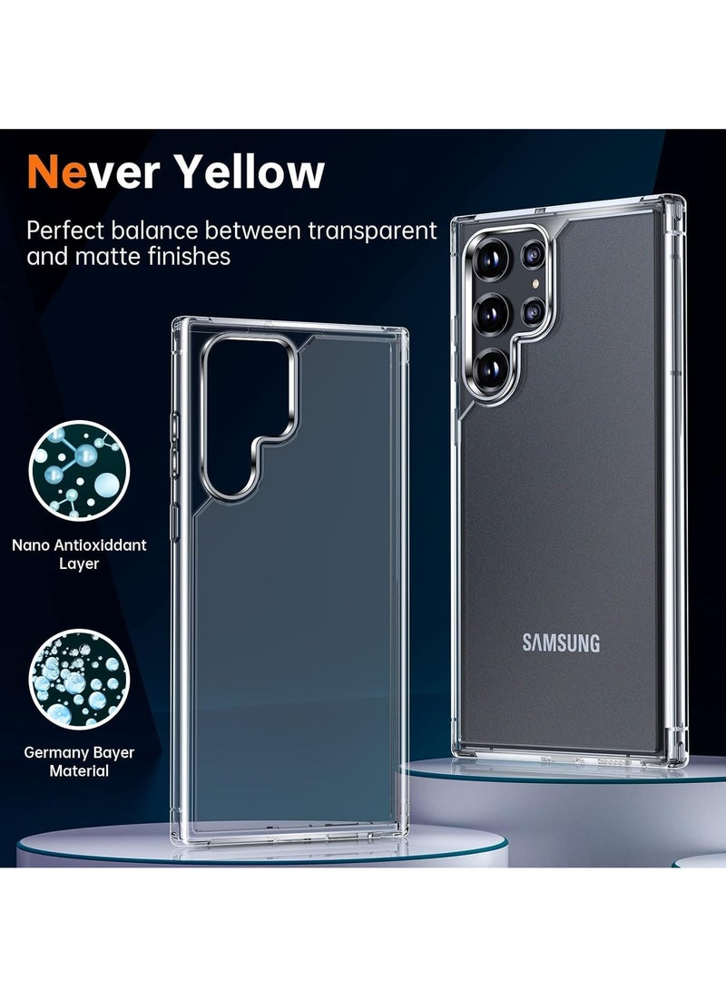 ELTRAZONE "5-in-1 Samsung S23 Case Bundle: Includes 2 Camera Lens Protectors, 2 Soft Screen Protectors, Matte-Finish, Shockproof & Anti-Scratch Protection (Clear)" - Image 2