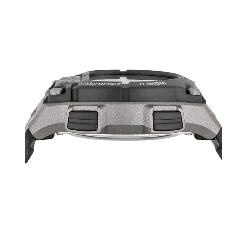 TIMEX ساعة تيمكس للرجال T5K195 آيرون مان إندور 30 شوق بحزام ريسين أسود/أصفر بحجم كامل - Image 2