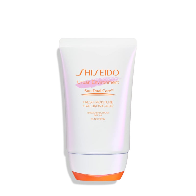 Shiseido Urban Environment Fresh-Moisture Sunscreen SPF 42 - 50 mL - Protects Against UVA/UVB Rays & Pollution - 12-Hour Hydration - Water Resistant for 40 Minutes - Non-Comedogenic - Image 1