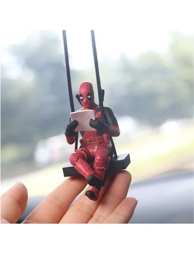 Little Cheap Deadpool Car Decoration Accessories Car Mirror Suspension Accessories - Image 3