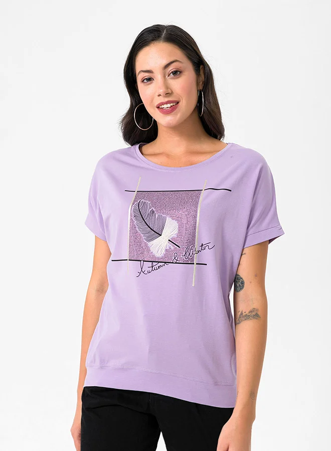 فيليكس هاردي Crew Neck Basic Tshirt