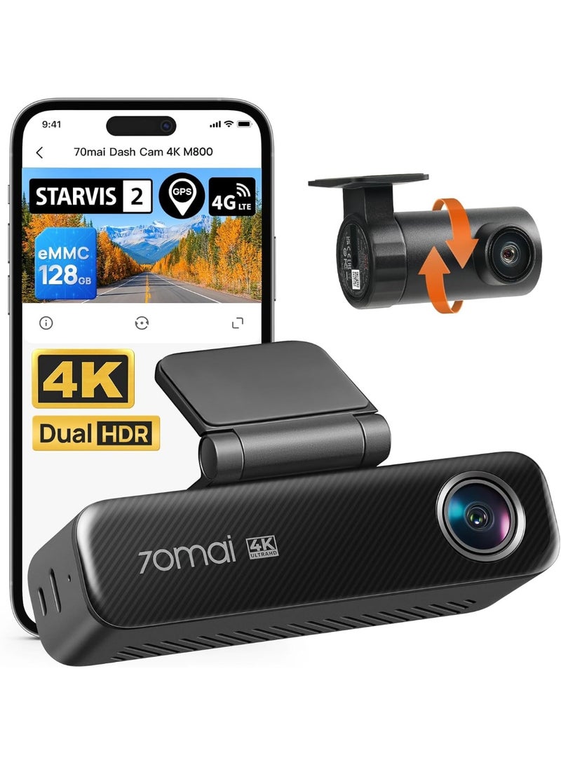 70mai Dash Cam 4K M800