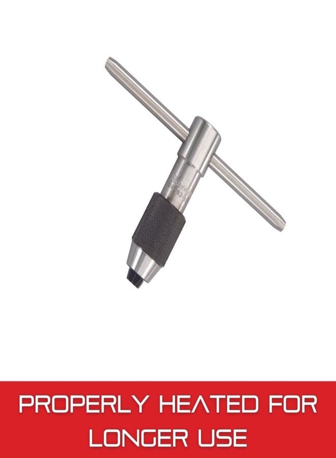 ستارريت مفتاح صنبور بمقبض على شكل حرف T من ستاريت - مثالي لحمل الصنابير والمثاقب والمخرطات والأدوات الصغيرة - سعة 1/16-3/16 بوصة، حجم صنبور، طول الجسم 6 بوصات، ساق مربعة 1/16-5/32 بوصة - 93D - Image 3