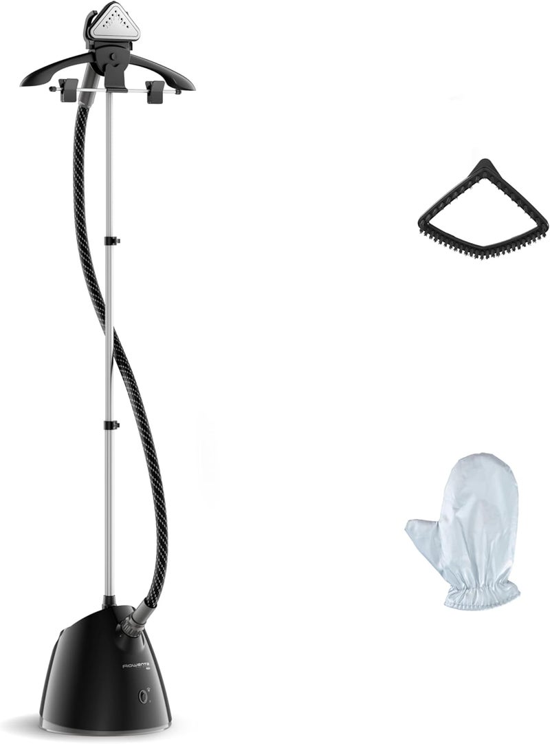 Rowenta Rowenta Steamer for Clothes Pro Style Full Size Steamer with 45 second heatup  Removable 50 oz Water Tank 1500 Watts Included Clips to Hang Clothes Ironing Black Clothes Steamer IS2461  - Image 3