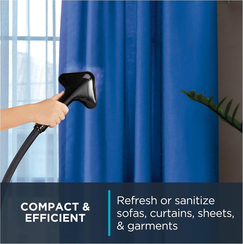 Rowenta Rowenta Steamer for Clothes Pro Style Full Size Steamer with 45 second heatup  Removable 50 oz Water Tank 1500 Watts Included Clips to Hang Clothes Ironing Black Clothes Steamer IS2461  - Image 5