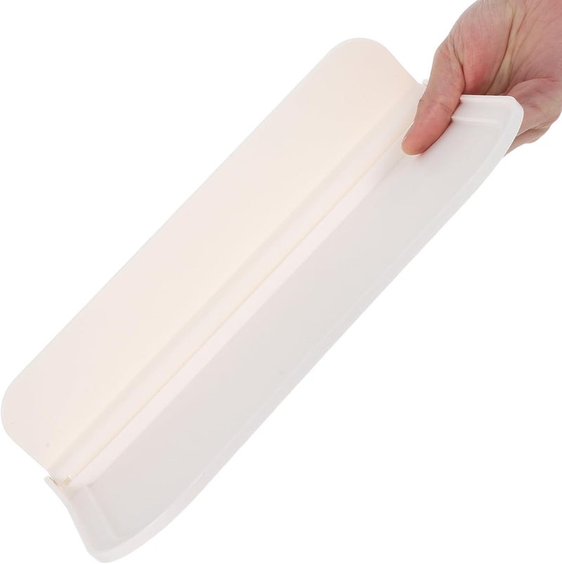 Foldable Wall Hanging Storage Shelf Large White Bathroom Rack Simple Organizer Board HIPS Material Sundries Container Space Saver - Image 5