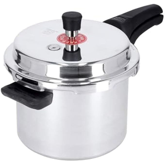 Bisbell Aluminium Pressure Cooker 3 Litres HeavyDuty Base Induction Compatible SilverBb1695 - Image 3