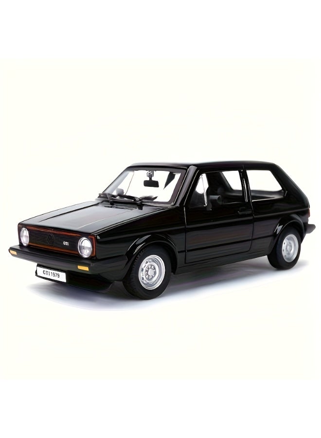 Bburago 1:24 Scale Bburago Die-Cast Volkswagen Golf Mk1 GTI 1979 Model Car | Classic Alloy Sports Car Replica | Push-Action Collectible Display Toy for Kids and Car Enthusiasts - Image 1