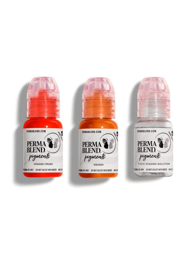 Perma Blend Neutralizer Mini Set – Perma Blend Neutralizing Pigment Mini Set 3x15ml | Professional SPMU Pigment Neutralizer Collection for Brows, Lips & Tattoos | High Retention, Vegan | SKU: PBMSNS - Image 1