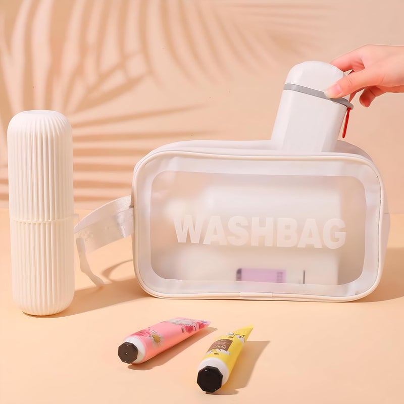 Aseenaa Combo Capsule Shape Plastic Portable Toothbrush Case Holder with Soap Case Holder, Storage Box Container Bathroom Organizer for Travel, Indoor & Outdoor | Pack of 4 | Color : Multicolor - Image 4