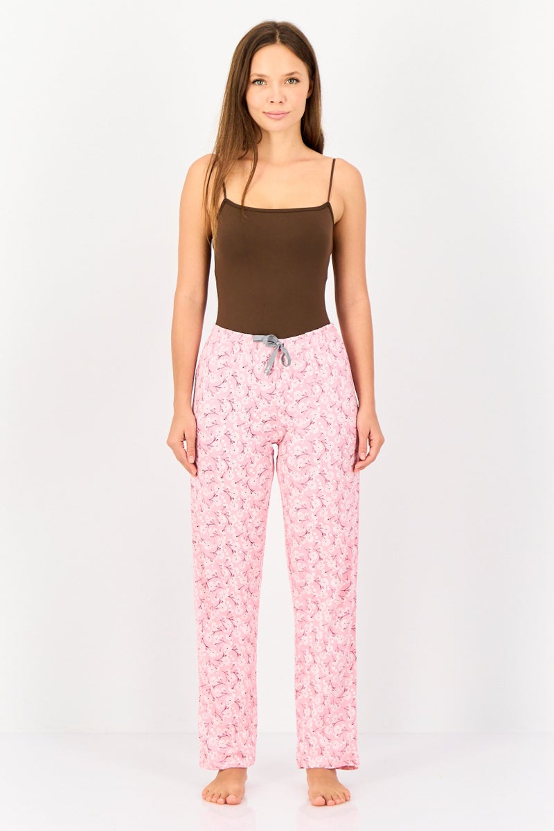 Zivame x Rosaline Women Allover Print Drawstring Pyjamas, Multicolor - Image 2