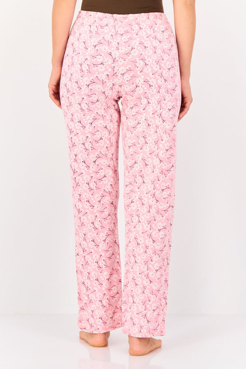 Zivame x Rosaline Women Allover Print Drawstring Pyjamas, Multicolor - Image 4