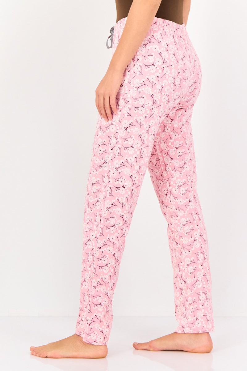 Zivame x Rosaline Women Allover Print Drawstring Pyjamas, Multicolor - Image 3