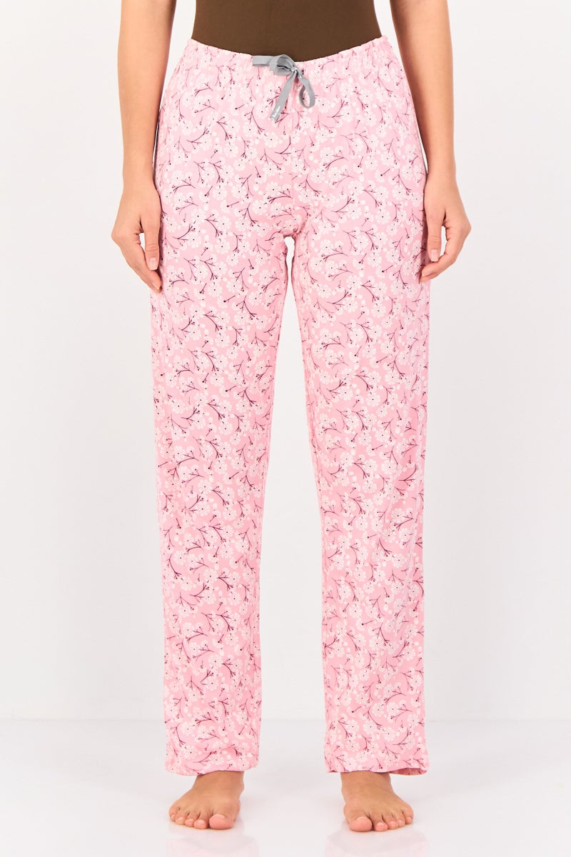 Zivame x Rosaline Women Allover Print Drawstring Pyjamas, Multicolor - Image 1