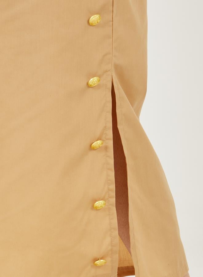 Styli Sleeveless Button Midi Dress  - Image 5