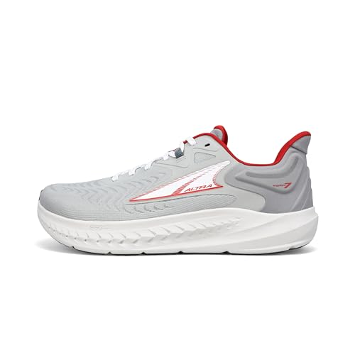 ALTRA Men's Torin 7 Road Running Shoe, Gray/Red, 11 Wide - Image 1