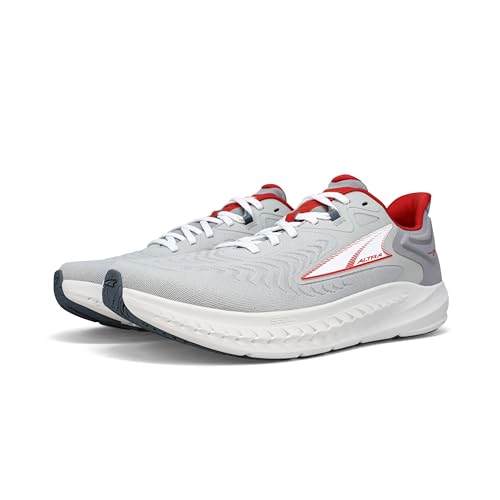ALTRA Men's Torin 7 Road Running Shoe, Gray/Red, 11 Wide - Image 4