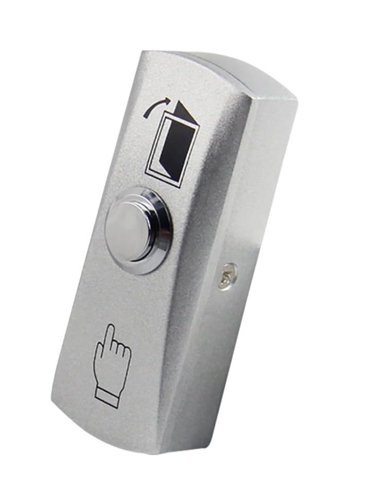 GOMETY Zinc Alloy Shell Door Push to Exit Button - Flush-Mount with Backbox for Access Control - Image 2