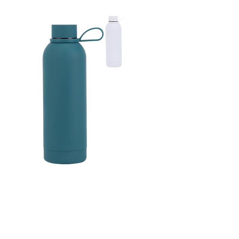 Straw Lid 500 ml Stainless Steel Coffee Mug with Easy Carry Handle - Image 2