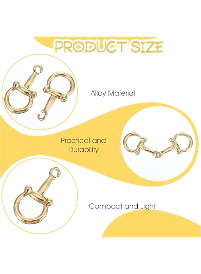 Scarf Ring for Women, 2pcs Metal Horsebit Silk Scarf Buckles Shawl Clip Rings Brooch Pin Buckle Charms for Lady Girls Decoration Accessories  - Image 5
