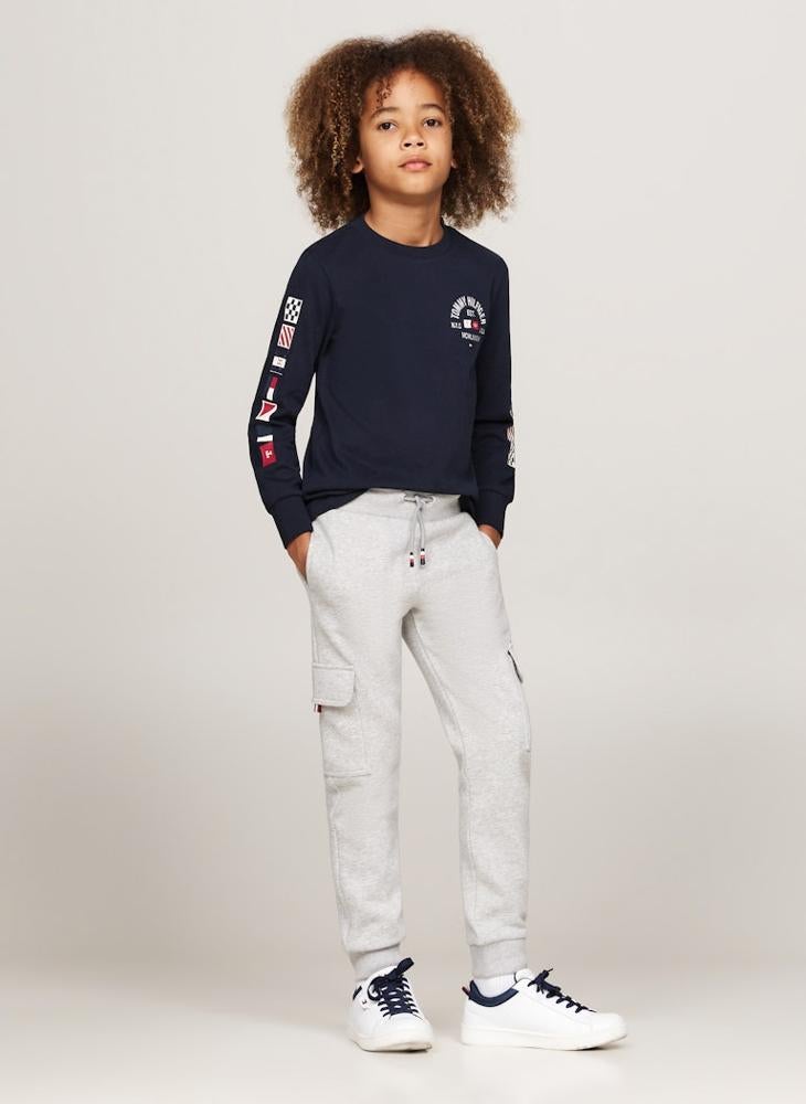 TOMMY HILFIGER Kids Side Pocket Cargo Pants  - Image 4