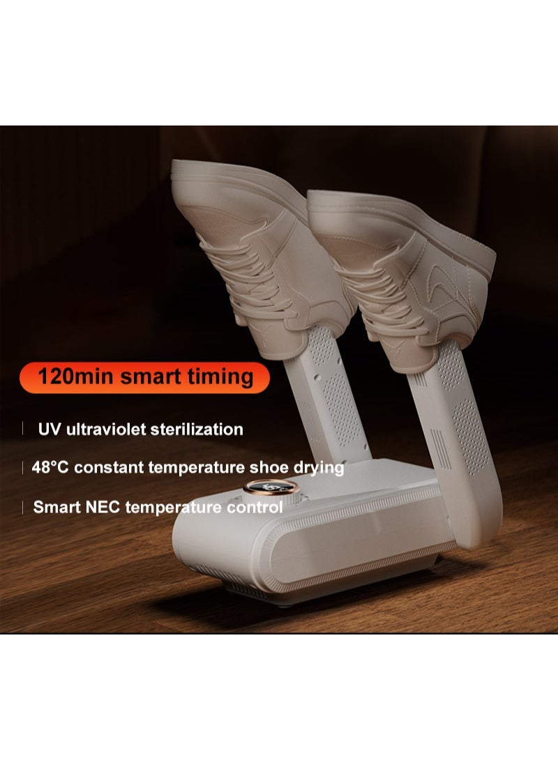 New timed quick-drying shoe dryer, portable and foldable shoe dryer, constant temperature dehumidification and odor double-headed shoe dryer  - Image 3