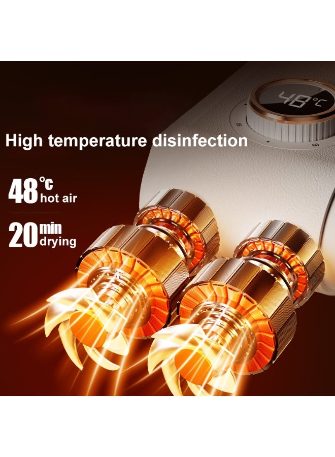 New timed quick-drying shoe dryer, portable and foldable shoe dryer, constant temperature dehumidification and odor double-headed shoe dryer  - Image 5