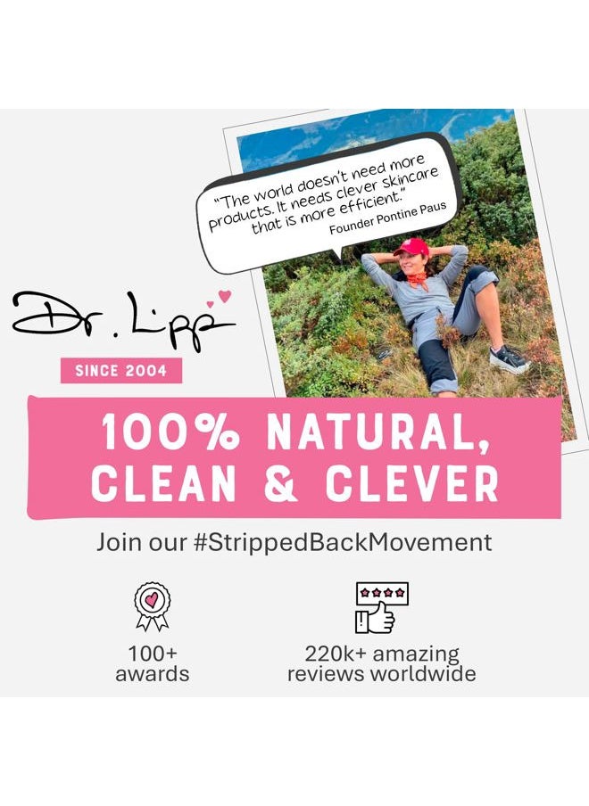 DR. LIPP - Dr. Lipp Superfood Lip Tint Elderberry 8ml – 4-in-ONE Ultra Moisturising Tinted Lip Balm, Lip Gloss, Cheek Blush & Glossy Eyeshadow – 100% Natural – Fragrance & Cruelty Free - Image 1
