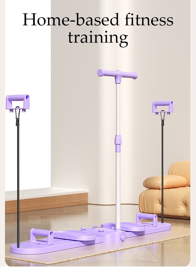 DUNISO Ski Exercise Machine with Handrail，Foldable Leg Exercise Equipment，Thigh Master Thigh Exerciser，Silent and Anti Slip, Strong Load-Bearing Capacity，for Leg Pelvic Floor Muscle - Image 3