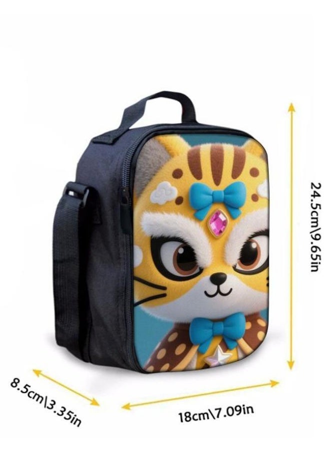 Bright Li Fire Fashion is unlimited! Cartoon bag three-piece set, suitable for a variety of scenes for students and teenagers (available for students, children, friends on outings, mountain climbing, schooling, etc.) - 51 - Image 2