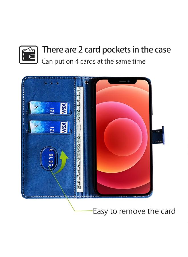 erorex Case For Samsung Galaxy A06 Skin Feel Magnetic Buckle Leather Phone Case - Image 3