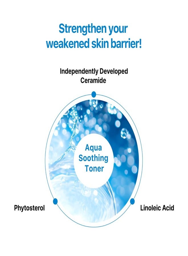 Real Barrier Aqua Soothing Toner 6.76 Fl Oz, Moisturizing to Soothe Heated Skin, Hyaluronic Acid Cooling Soothing Toner, Mildly Acidic Toner with Hypoallergenic Cooling Ingredient, Korean Skincare - Image 4